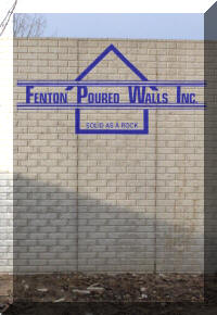 Brickfaced Poured Walls by Fenton Poured Walls